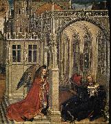 Robert Campin Annunciation oil painting